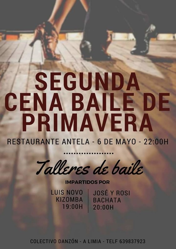 SEGUNDA CENA BAILE DE PRIMAVERA - SABADO 6 DE MAYO